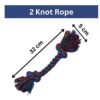 2 Knot Rope Dog Toys - Image 3