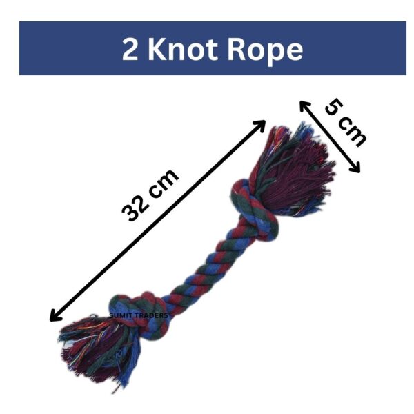 2 Knot Rope Dog Toys - Image 3