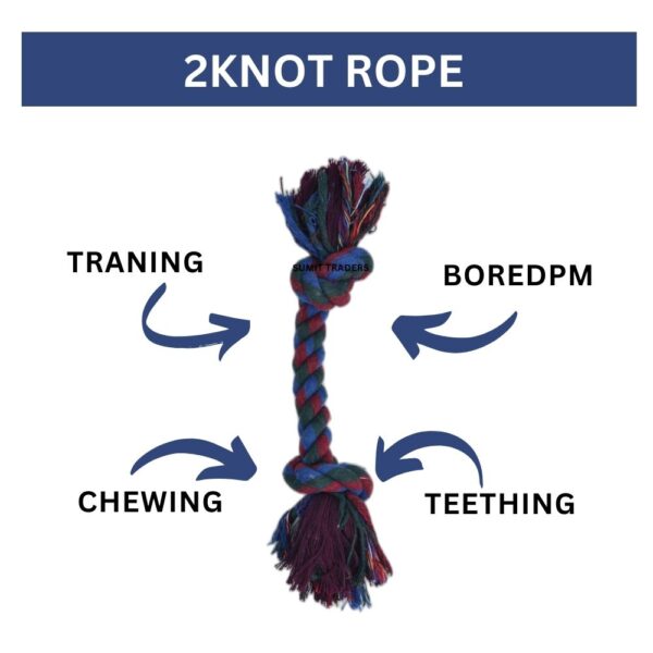 2 Knot Rope Dog Toys - Image 4