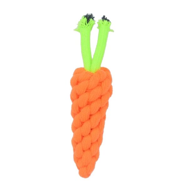 Rope Chew Carrot Toy Orange| Orange Carrot Dog toys