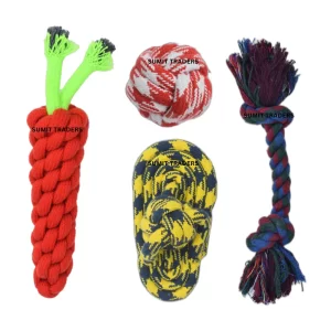 Dog Rope Combo of 4 | Dog toys combo