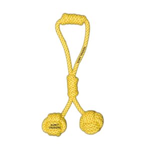 Handle 2 Knot 2 Ball Rope Dog Toy