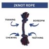 2Knot Rope Dog toys | Chew Toys | Training Toy