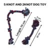5Knot and 2Knot Rope Dog toys