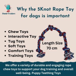 5Knot Rope Dog toys | Chew Toy, Pet Toy