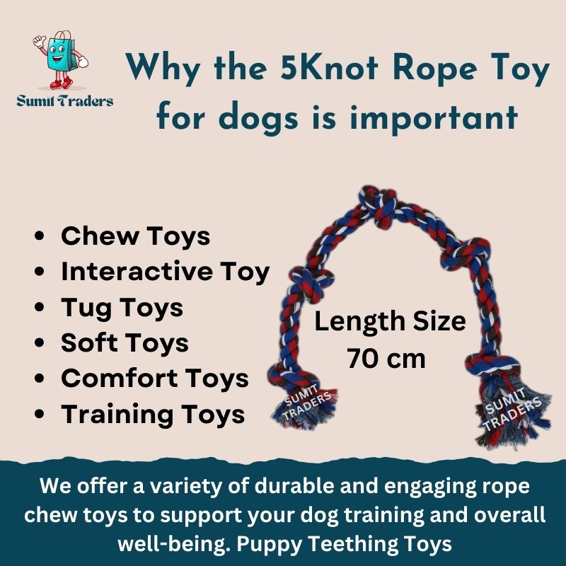 5Knot Rope Dog toys | Chew Toy, Pet Toy