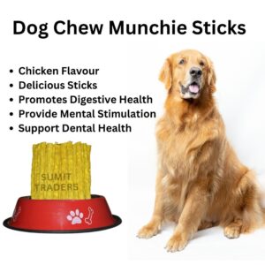Dog and Puppy Yellow Munchy sticks Chicken Flavors